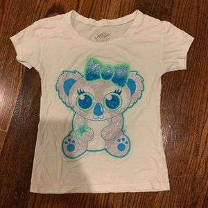Justice Girls Koala Sparkly T-shirt
